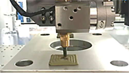 Thermal adhesive material dispensing
