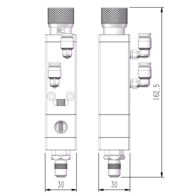 High-precision pneumatic stainless steel Pneumatic high pressure valve ...