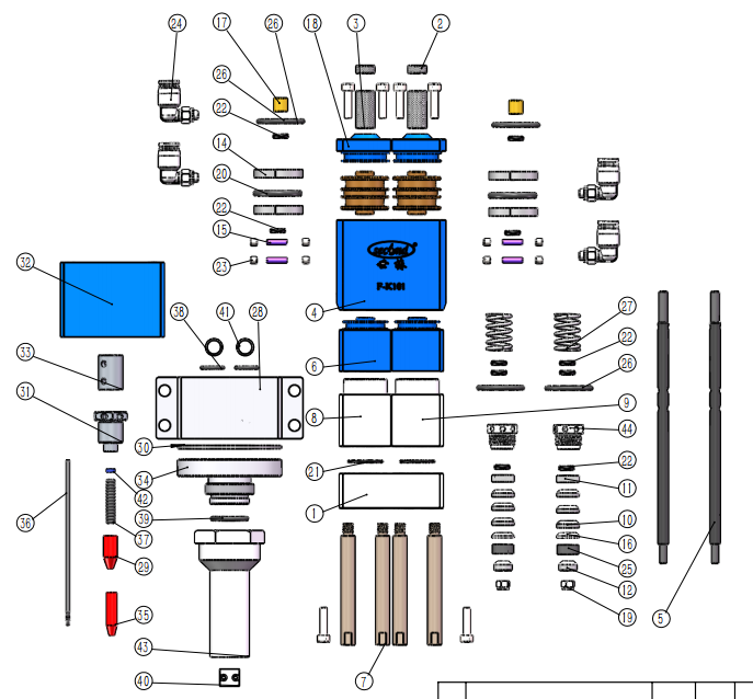 pneumatic glue dispenser