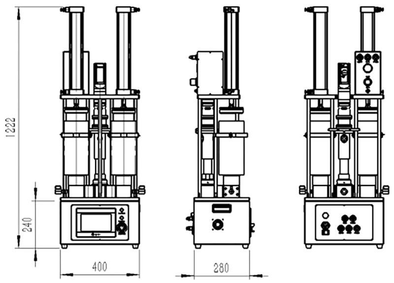 Double-liquid-fluid-dynamic-screw-valve-pump