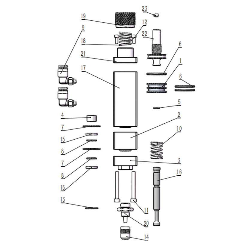 High-pressure-glue-dispensing-valve