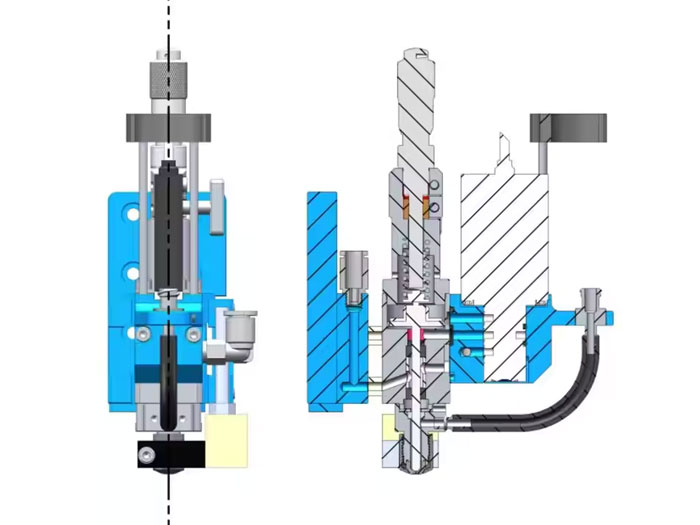 Pneumatic-injection-glue-dispensing-valve