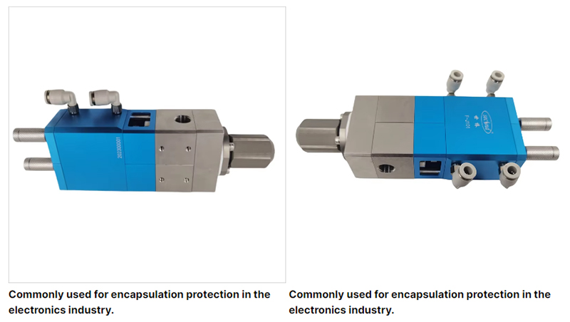 liquid static glue dispensing valve