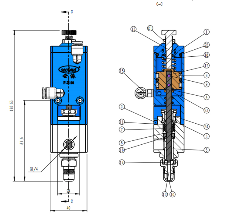 steel-Needle-glue-dispensing-Valve