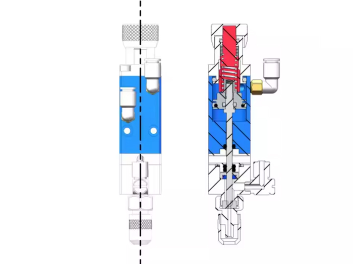 steel Needle glue dispensing valves