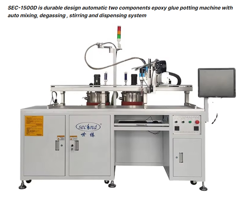 glue dispensing mixing potting filling machine