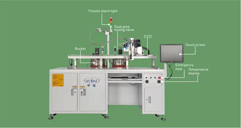 glue dispensing mixing potting filling machine