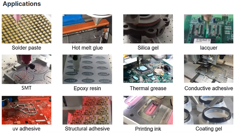 4 Axis Double Y Desktop glue dispensing machine