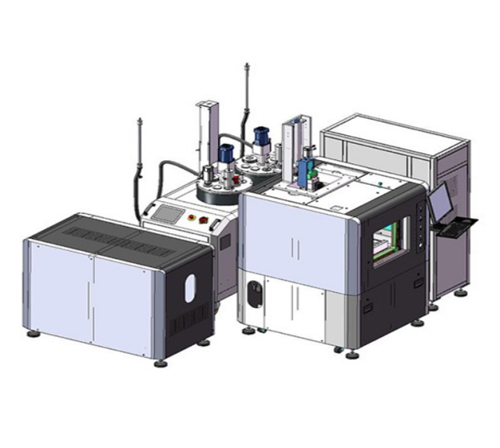 Three-stage-vacuum-glue-potting-machine