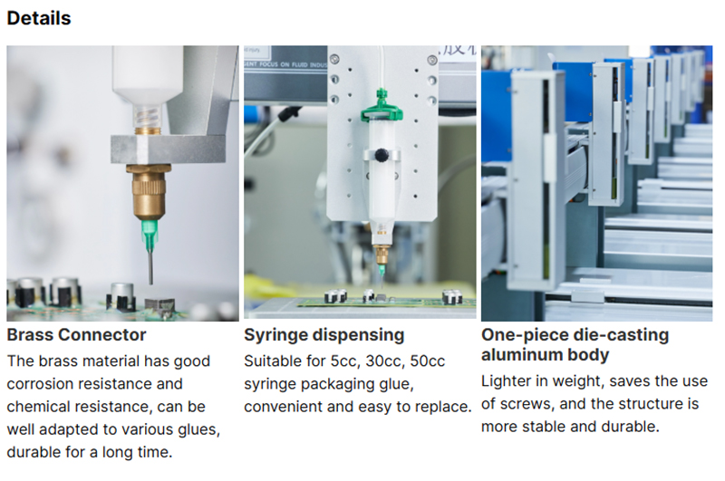 automatic 4 axis Double Y dispensing robot