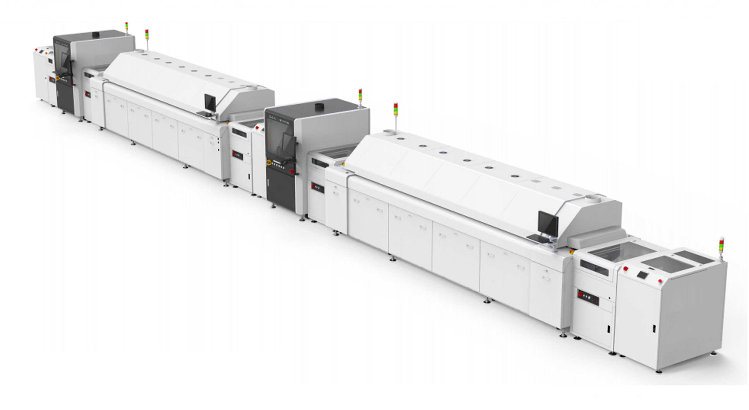 Selective automatic coating machine line system solutions
