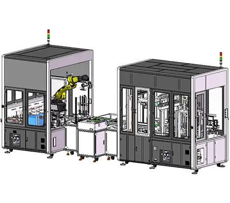 Air-cooled reactor automatic production line