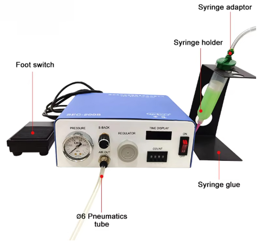 High precision micro-computer glue dispenser controller