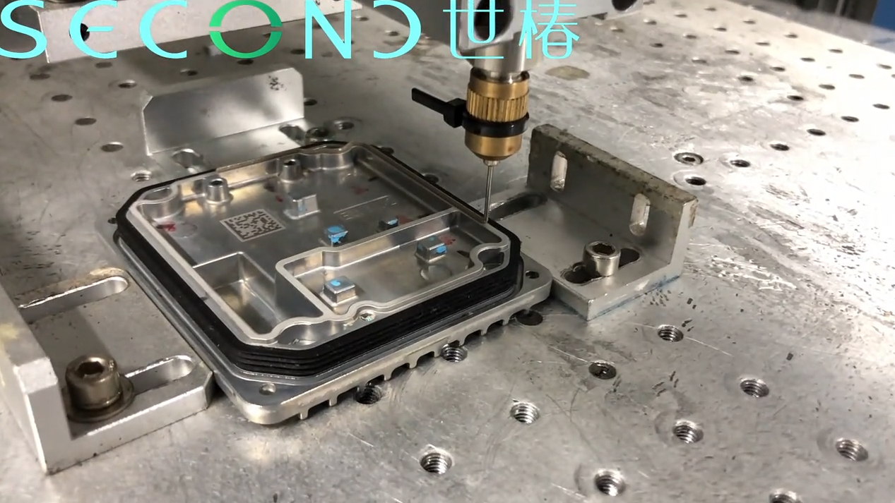 application of dispensing machines in conductive adhesive