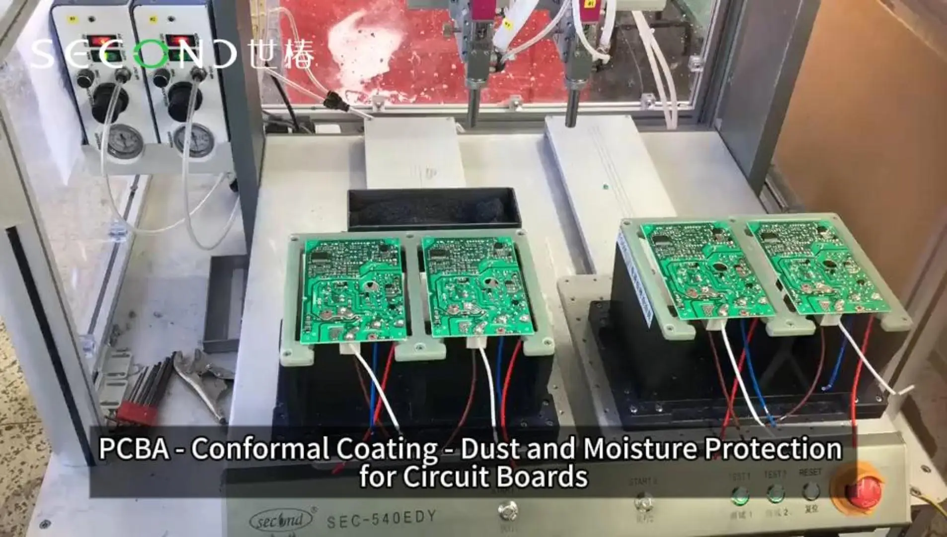 Pneumatic spray value+ Automatic Glue Dispensing Machine SEC-DH400L