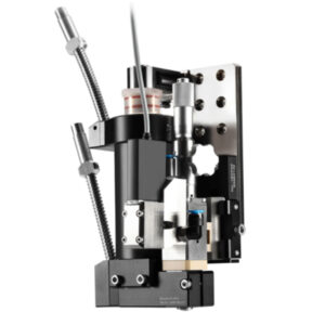 Pneumatic hot melt spraying assembly