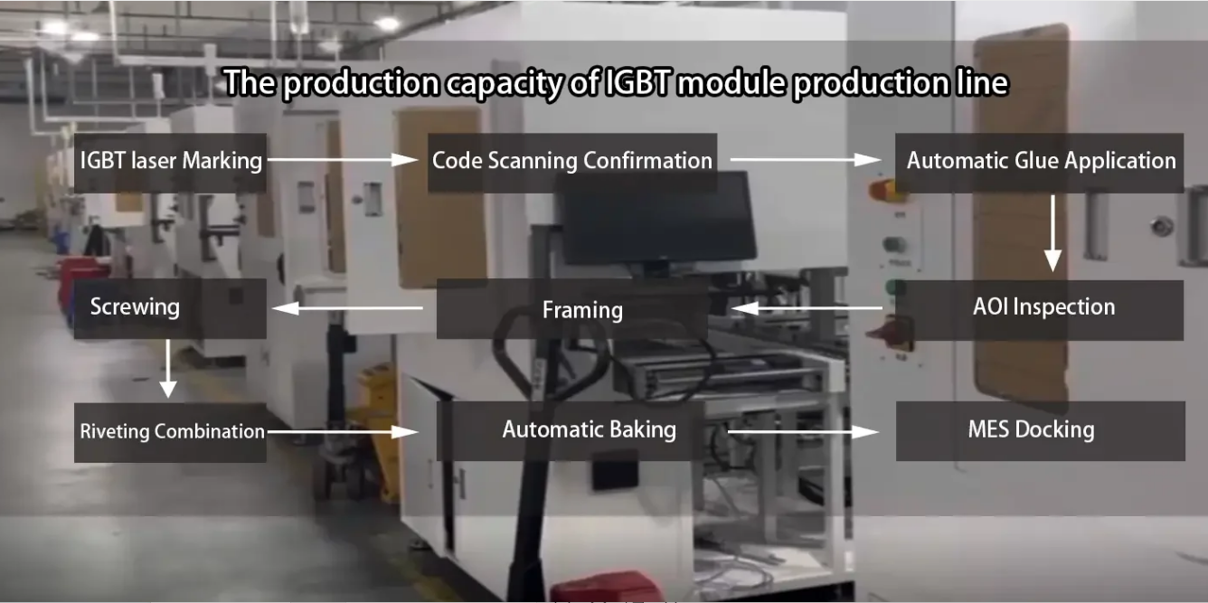 IGBT vacuum potting lines_In-line automated vacuum potting