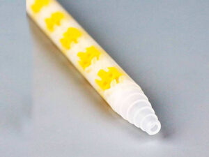 Round Interface Rotate Spiral Static Mixing Tube Suitable for Two Component Glue Dispensing