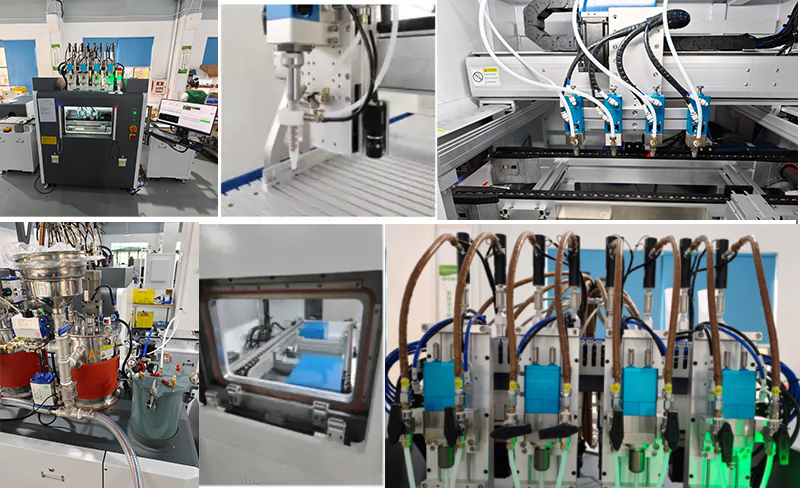 In-line-vacuum-potting-machine-system