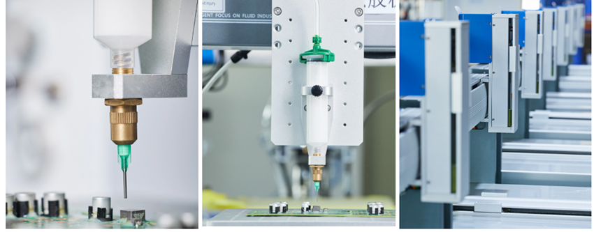 Online design automatic glue dispensing machine