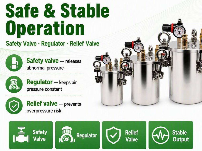Pneumatic-Stirring-Industrial-Pressure-Tank