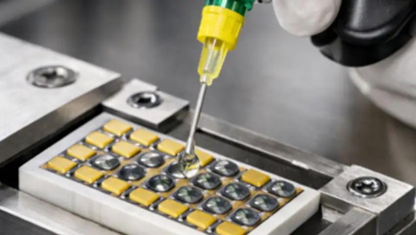 thermally conductive potting machine