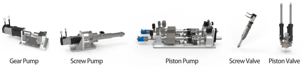 two-component potting machine